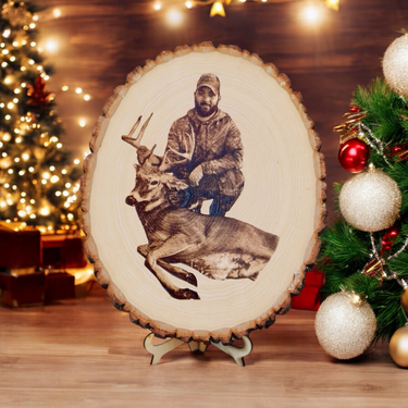 Laser Engraved Wood Plaque | Personalized Hunting Gift